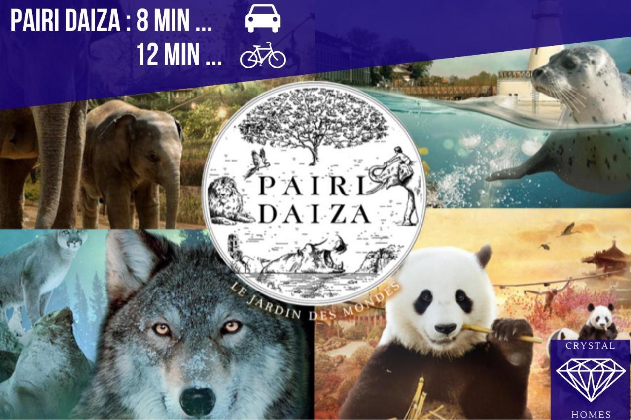 Gite Rubis - Jacuzzi - Pairi Daiza - 6 Pers Brugelette Luaran gambar